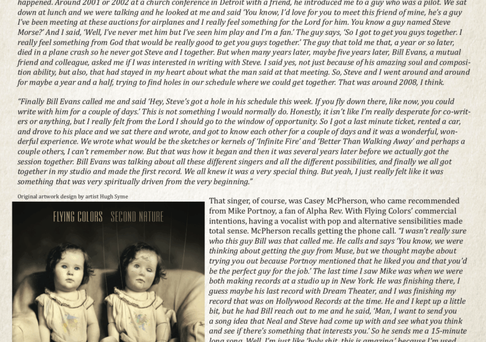 Flying Colors release debut album 6 years ago (Book Excerpt)0 (0)