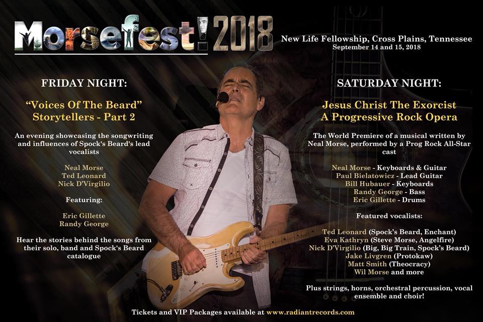 Neal Morse announces progressive rock opera for Morsefest 20180 (0)